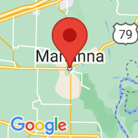 Map of Marianna, AR US